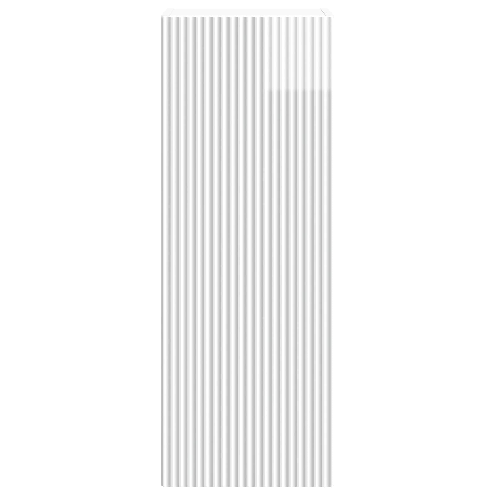 Omara za steno Bela visok sijaj 33 x 34,5 x 90 cm - slika 3