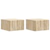 vidaXL Seinale kinnitatav &ouml;&ouml;tis 2 tk Sonoma tamm 33 x 34,5 x 20 cm