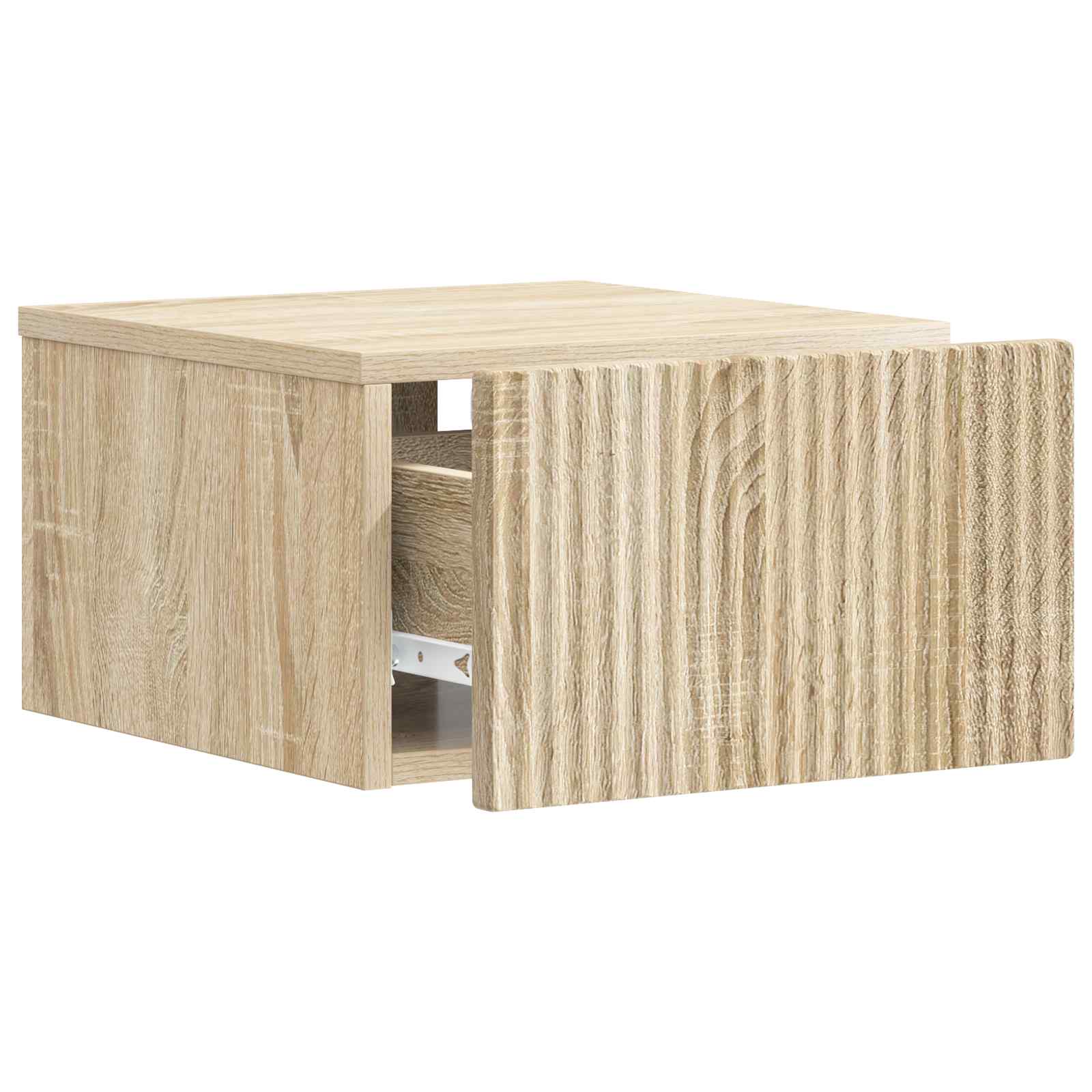 Nástěnný noční stolek 2 pcs Dub sonoma 33 x 34,5 x 20 cm - obrázek 4