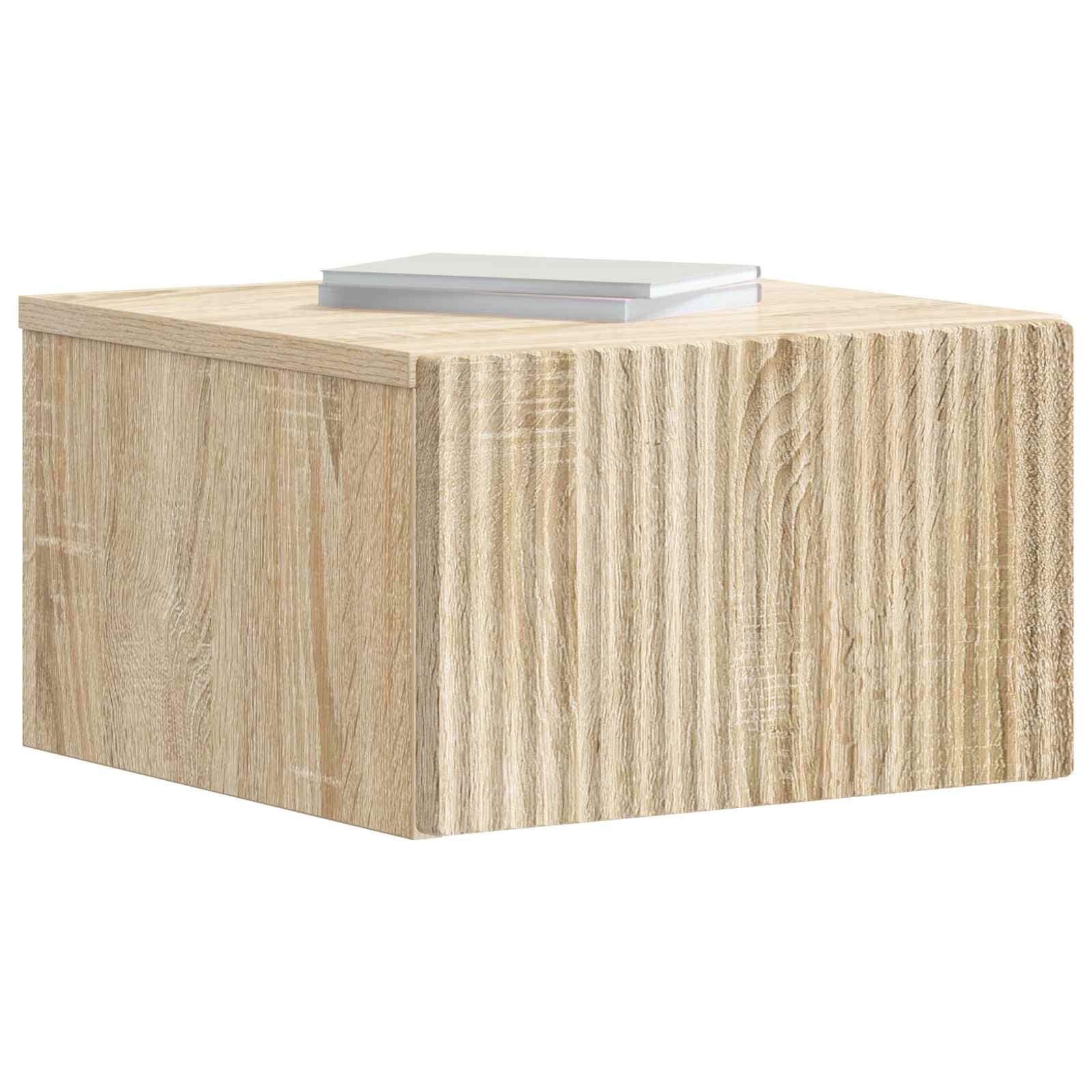 Nástěnný noční stolek 2 pcs Dub sonoma 33 x 34,5 x 20 cm - obrázek 2