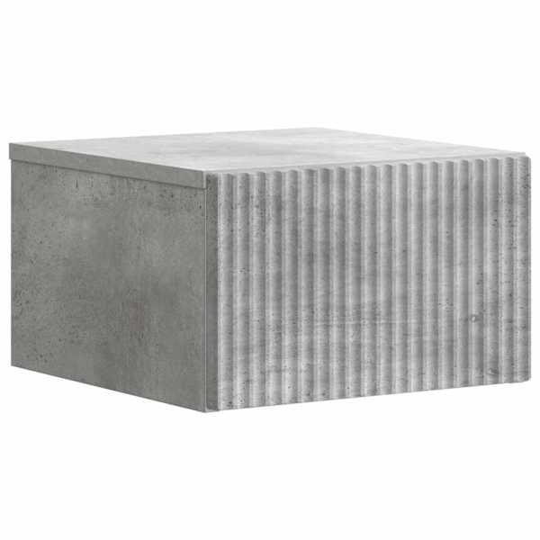 vidaXL Seinale kinnitatav &ouml;&ouml;tis Betoonhall 33 x 34,5 x 20 cm Tehispuit