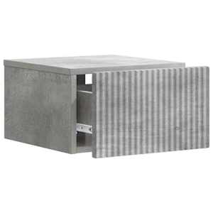 Nástěnný noční stolek 2 pcs Betonově šedá 33 x 34,5 x 20 cm - obrázek 6