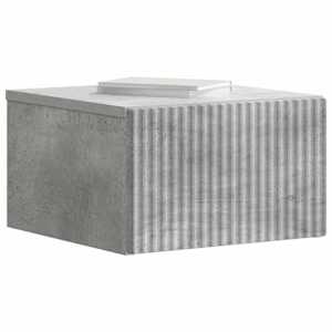 Nástěnný noční stolek 2 pcs Betonově šedá 33 x 34,5 x 20 cm - obrázek 3