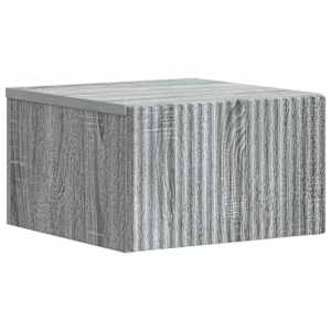 Nástěnný noční stolek 2 pcs Šedá sonoma 33 x 34,5 x 20 cm - obrázek 5
