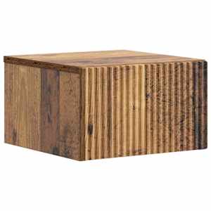 vidaXL Seinale kinnitatav &ouml;&ouml;tis Vana puit 33 x 34,5 x 20 cm Tehispuit