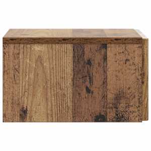Nástěnný noční stolek 2 pcs Staré dřevo 33 x 34,5 x 20 cm - obrázek 8
