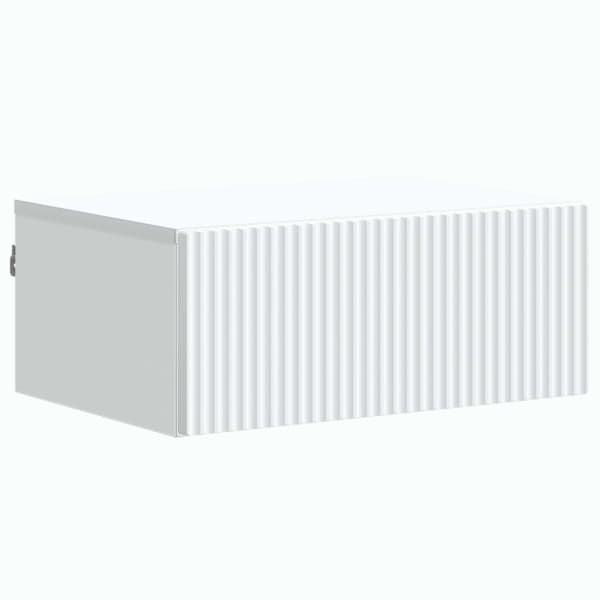 vidaXL Seinale kinnitatav &ouml;&ouml;tis Valge 49 x 34,5 x 20 cm Tehispuit