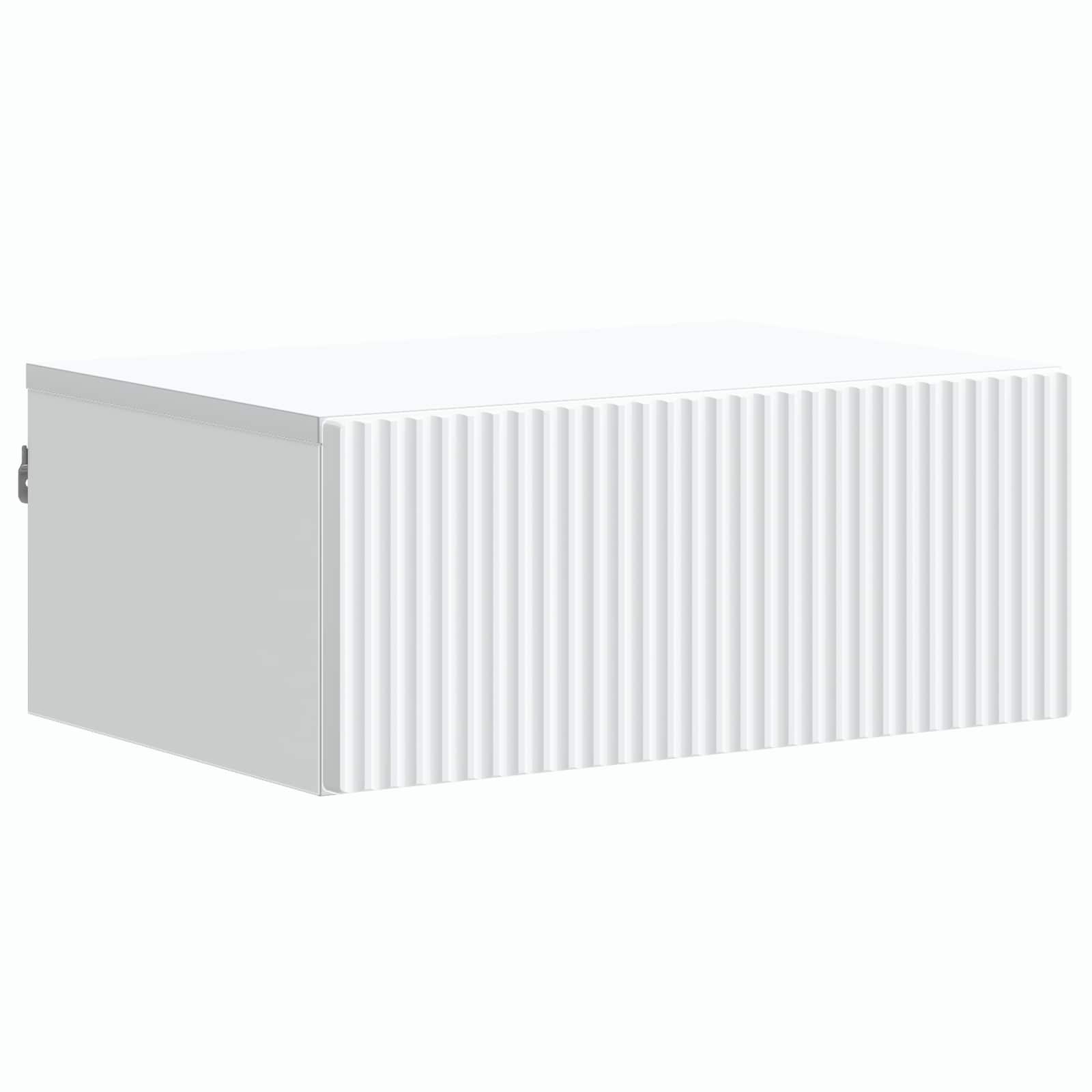 vidaXL Dulap de noapte suspendat Alb 49 x 34,5 x 20 cm Lemn prelucrat