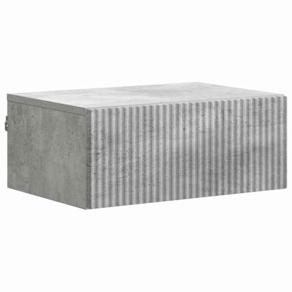 vidaXL Seinale kinnitatav &ouml;&ouml;tis Betoonhall 49 x 34,5 x 20 cm Tehispuit