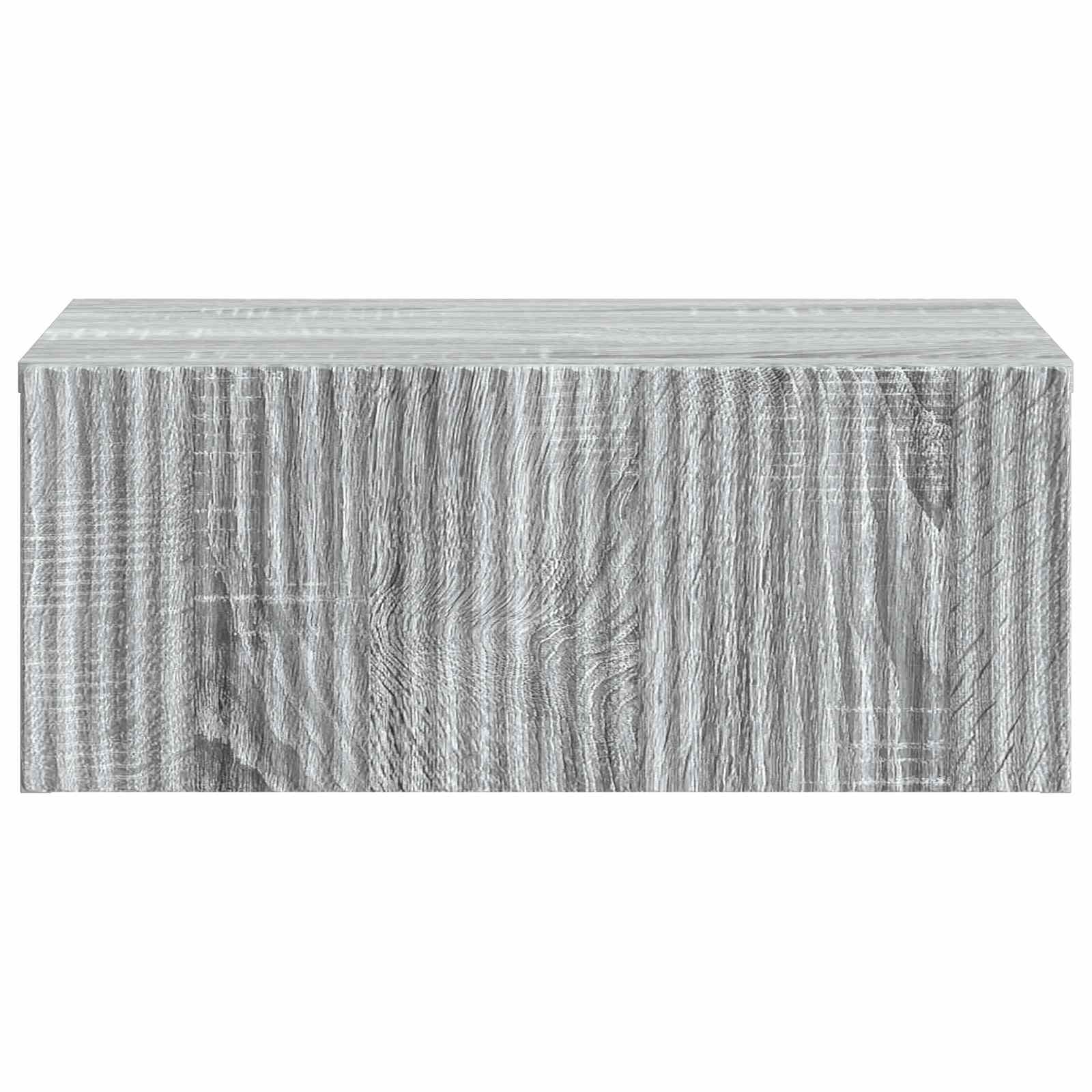 Stenski nočni omarici 2 pcs Siva Sonoma 49 x 34,5 x 20 cm - slika 5