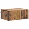 vidaXL Seinale kinnitatav &ouml;&ouml;tis Vana puit 49 x 34,5 x 20 cm Tehispuit