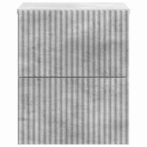 Nástěnný noční stolek 2 pcs Betonově šedá 33 x 34,5 x 40 cm - obrázek 7