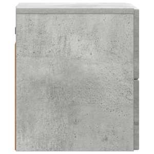 Nástěnný noční stolek 2 pcs Betonově šedá 33 x 34,5 x 40 cm - obrázek 8