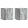 vidaXL Seinale kinnitatav &ouml;&ouml;tis 2 tk Hall Sonoma 33 x 34,5 x 40 cm