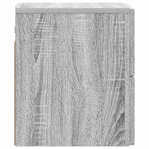 Nástěnný noční stolek 2 pcs Šedá sonoma 33 x 34,5 x 40 cm - obrázek 8
