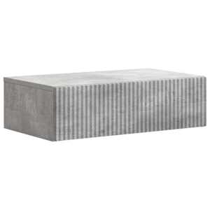 Stenska stranska miza Betonsko siva 59 x 34,5 x 17 cm
