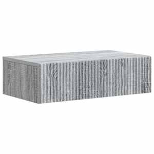 Stenska stranska miza Siva Sonoma 59 x 34,5 x 17 cm