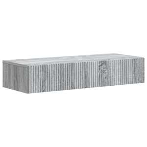 Stenska stranska miza Siva Sonoma 87,5 x 34,5 x 17 cm