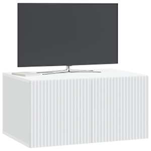 Nástěnná TV skříň Bílá 59,5 x 41 x 30 cm Kompozitní dřevo - obrázek 3