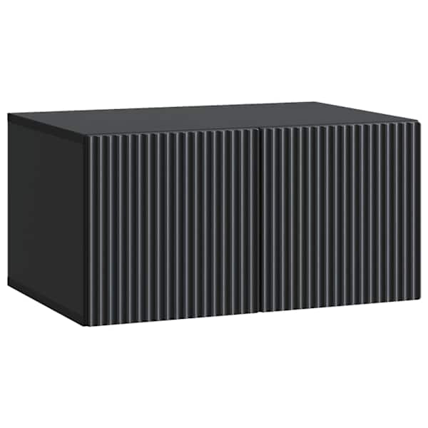 vidaXL Rippuv TV kapp 59,5 x 41 x 30 cm Must Tehispuit