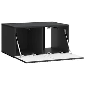 Nástěnná TV skříň Černá 59,5 x 41 x 30 cm Kompozitní dřevo - obrázek 5