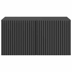 Nástěnná TV skříň Černá 59,5 x 41 x 30 cm Kompozitní dřevo - obrázek 6