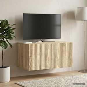 Nástěnná TV skříň Dub sonoma 59,5 x 41 x 30 cm Kompozitní dřevo - obrázek 4