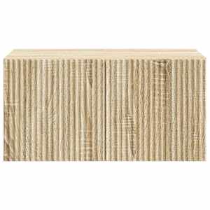 Nástěnná TV skříň Dub sonoma 59,5 x 41 x 30 cm Kompozitní dřevo - obrázek 6