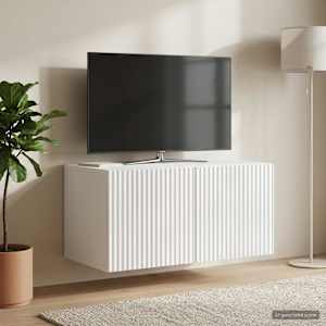 Nástěnná TV skříň Bílá s vysokým leskem 59,5 x 41 x 30 cm - obrázek 4