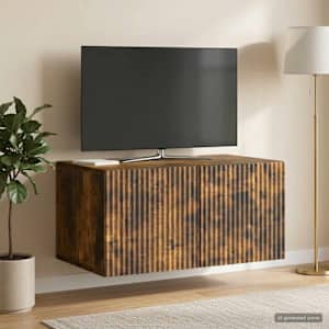 Nástěnná TV skříň Nástěnný Kouřový dub 59,5 x 41 x 30 cm - obrázek 4