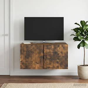 Nástěnná TV skříň Nástěnný Kouřový dub 59,5 x 41 x 30 cm - obrázek 1