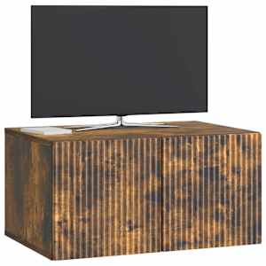 Nástěnná TV skříň Nástěnný Kouřový dub 59,5 x 41 x 30 cm - obrázek 3