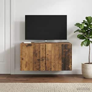 Nástěnná TV skříň Nástěnný Staré dřevo 59,5 x 41 x 30 cm - obrázek 4