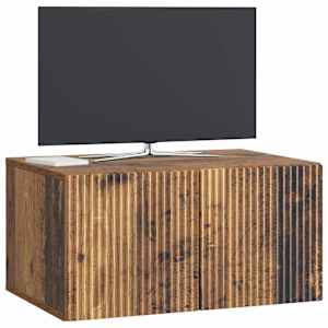 Nástěnná TV skříň Nástěnný Staré dřevo 59,5 x 41 x 30 cm - obrázek 3
