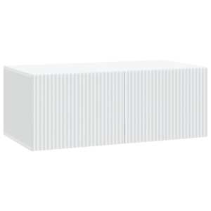 Nástěnná TV skříň Bílá 78,5 x 41 x 30 cm Kompozitní dřevo - obrázek 2