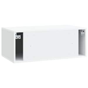 Nástěnná TV skříň Bílá 78,5 x 41 x 30 cm Kompozitní dřevo - obrázek 8