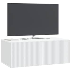 Nástěnná TV skříň Bílá 78,5 x 41 x 30 cm Kompozitní dřevo - obrázek 3