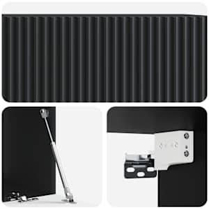 Nástěnná TV skříň Černá 78,5 x 41 x 30 cm Kompozitní dřevo - obrázek 9