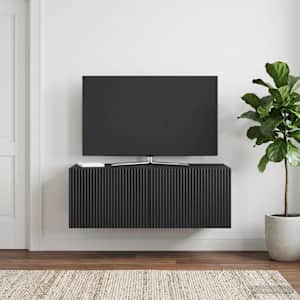 Nástěnná TV skříň Černá 78,5 x 41 x 30 cm Kompozitní dřevo - obrázek 1