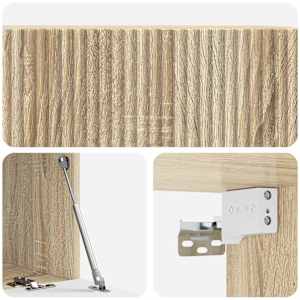 Nástěnná TV skříň Dub sonoma 78,5 x 41 x 30 cm Kompozitní dřevo - obrázek 9