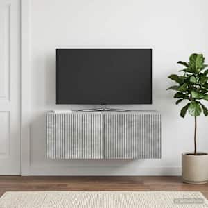 Nástěnná TV skříň Nástěnný Betonově šedá 78,5 x 41 x 30 cm - obrázek 1