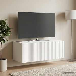 Nástěnná TV skříň Bílá s vysokým leskem 78,5 x 41 x 30 cm - obrázek 1
