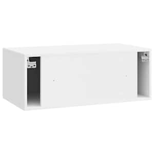 Nástěnná TV skříň Bílá s vysokým leskem 78,5 x 41 x 30 cm - obrázek 8