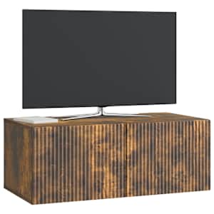 Nástěnná TV skříň Nástěnný Kouřový dub 78,5 x 41 x 30 cm - obrázek 3