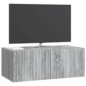 Nástěnná TV skříň Nástěnný Šedá sonoma 78,5 x 41 x 30 cm - obrázek 3
