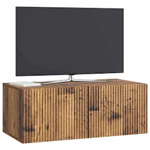 Nástěnná TV skříň Nástěnný Staré dřevo 78,5 x 41 x 30 cm - obrázek 3