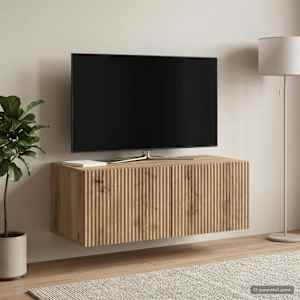 Nástěnná TV skříň 78,5 x 41 x 30 cm Dub artisan - obrázek 4