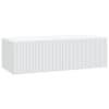 vidaXL Rippuv TV kapp Valge 98 x 41 x 30 cm Tehispuit
