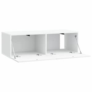 Nástěnná TV skříň Bílá 98 x 41 x 30 cm Kompozitní dřevo - obrázek 3