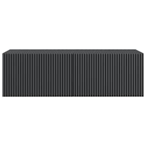 Nástěnná TV skříň Černá 98 x 41 x 30 cm Kompozitní dřevo - obrázek 4